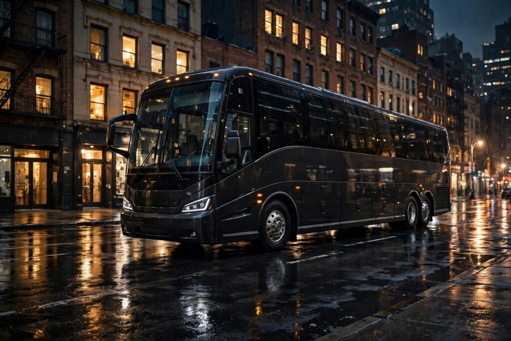 24 Passengers Luxury Bus or similar — image for illustration only.