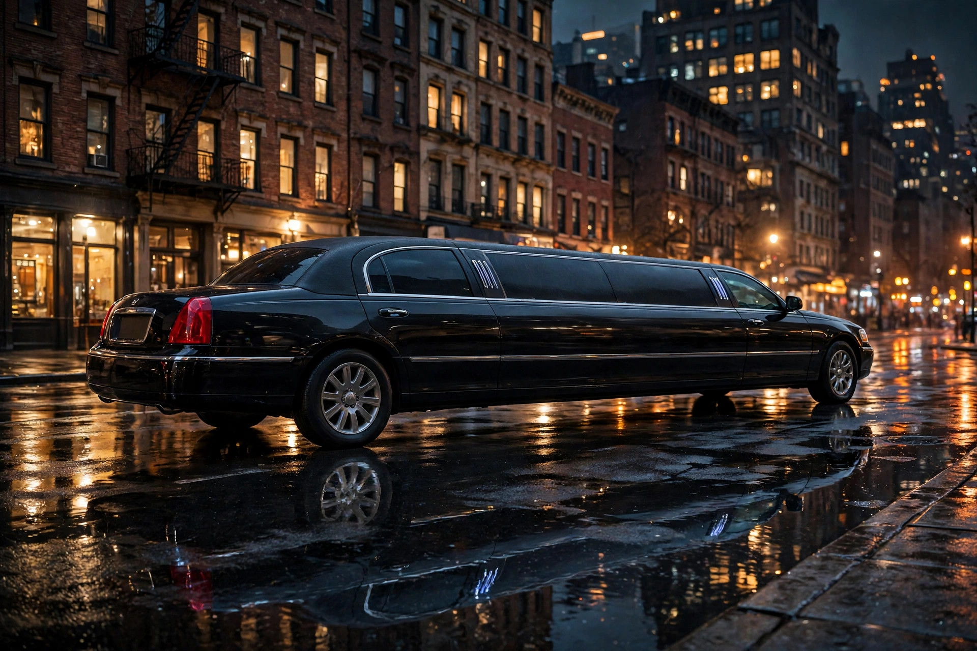 Luxury Stretch Limousine or similar — image for illustration only.