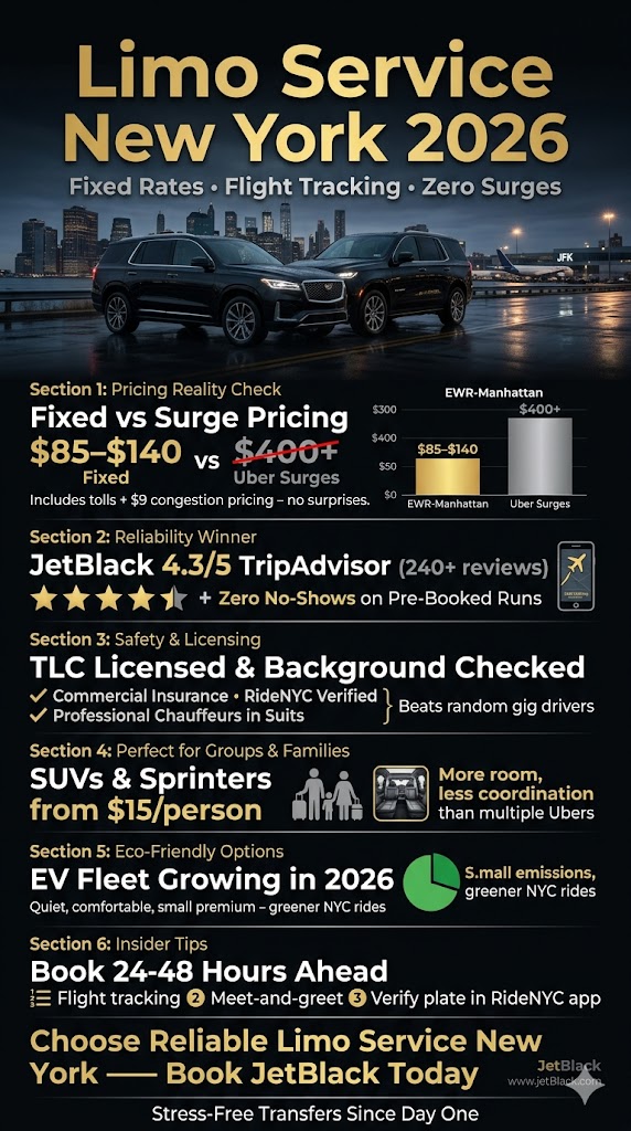 Infographic limo service new york